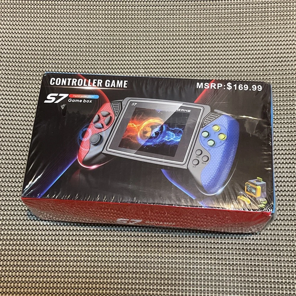 Controller Game Box Portable Gaming Console - Red & Blue - Picture 1 of 2